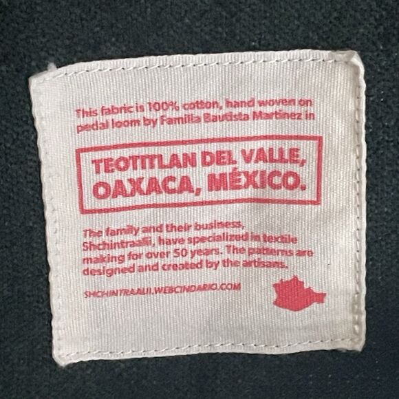 Huckberry Hand Woven Pedal Loom Graziano Gutierrez Pearl Snap Shirt Sz L Green - Picture 7 of 13